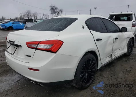 2016 Maserati Ghibli из США, поврежденный, VIN ZAM57XSA2G1175656